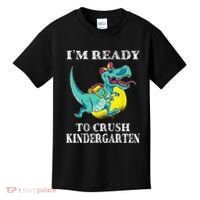 I'm Ready To Crush Kindergarten Trex Dinosaur Back To School Kids T-Shirt thumb 0