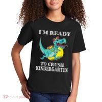 I'm Ready To Crush Kindergarten Trex Dinosaur Back To School Kids T-Shirt thumb 2