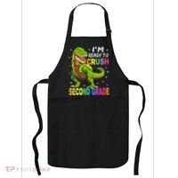 I'm Ready To Crush 2nd Grade Dinosaur Back To School Apron thumb 0