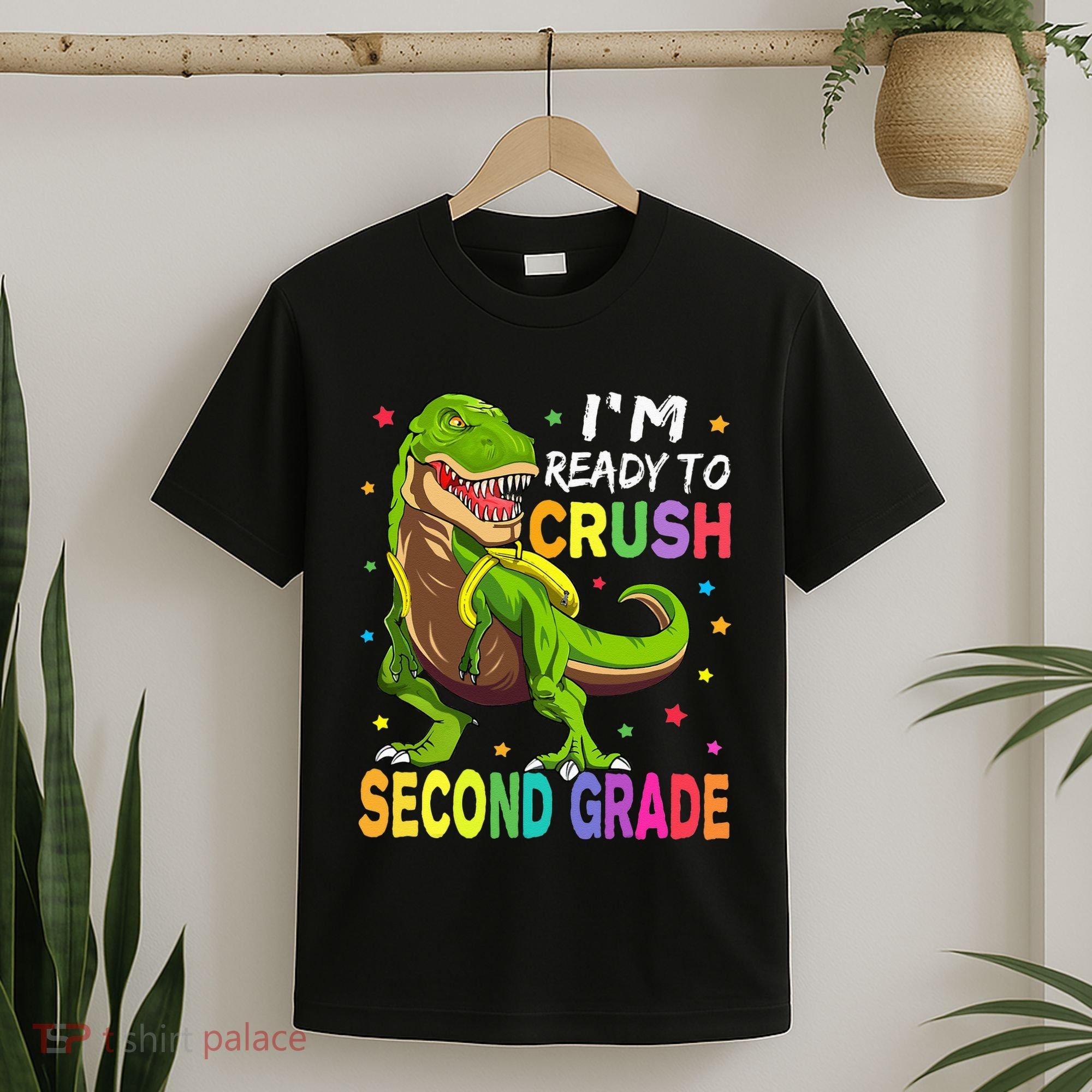 I'm Ready To Crush 2nd Grade Dinosaur Back To School T-Shirt