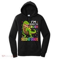 I'm Ready To Crush 2nd Grade Dinosaur Back To School Women's Hoodie thumb 0