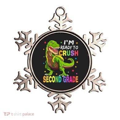 I'm Ready To Crush 2nd Grade Dinosaur Back To School Ornament