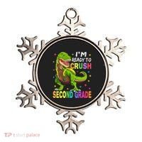 I'm Ready To Crush 2nd Grade Dinosaur Back To School Ornament thumb 0