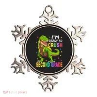 I'm Ready To Crush 2nd Grade Dinosaur Back To School Ornament thumb 0