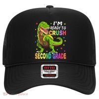 I'm Ready To Crush 2nd Grade Dinosaur Back To School Hat thumb 0