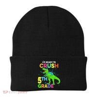 I'm Ready To Crush 5th Grade Dinosaur Back To School Beanie thumb 0