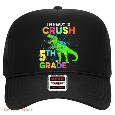 I'm Ready To Crush 5th Grade Dinosaur Back To School Hat