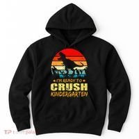 I'm Ready To Crush Kindergarten TRex Dinosaur Back To School Hoodie thumb 0