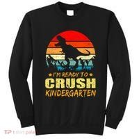 I'm Ready To Crush Kindergarten TRex Dinosaur Back To School Sweatshirt thumb 0