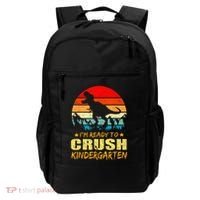 I'm Ready To Crush Kindergarten TRex Dinosaur Back To School Backpack thumb 0