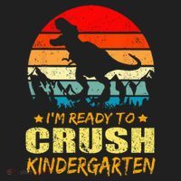 I'm Ready To Crush Kindergarten TRex Dinosaur Back To School Tumbler thumb 3