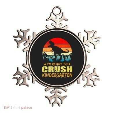 I'm Ready To Crush Kindergarten TRex Dinosaur Back To School Ornament