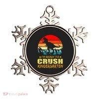 I'm Ready To Crush Kindergarten TRex Dinosaur Back To School Ornament thumb 0