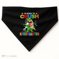 I'm Ready To Crush Kindergarten Dinosaur Back To School USA-Made Doggie Bandana thumb 0