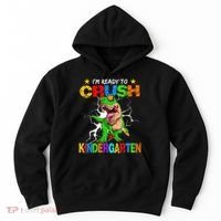 I'm Ready To Crush Kindergarten Dinosaur Back To School Hoodie thumb 0