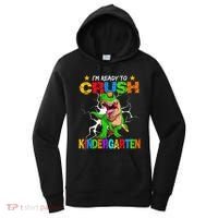 I'm Ready To Crush Kindergarten Dinosaur Back To School Women's Hoodie thumb 0