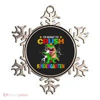I'm Ready To Crush Kindergarten Dinosaur Back To School Ornament thumb 0
