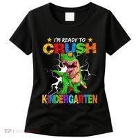 I'm Ready To Crush Kindergarten Dinosaur Back To School Women's T-Shirt thumb 0