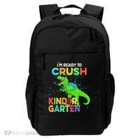 I'm Ready To Crush Kindergarten Dinosaur Back To School Backpack thumb 0