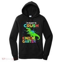 I'm Ready To Crush Kindergarten Dinosaur Back To School Women's Hoodie thumb 0