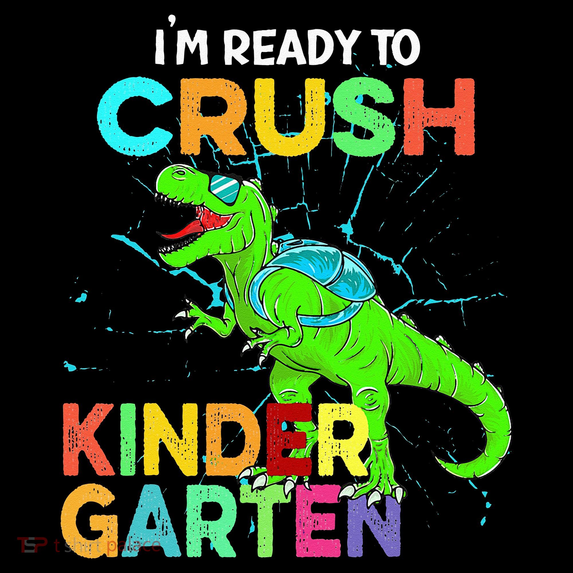 I'm Ready To Crush Kindergarten Dinosaur Back To School Women's Hoodie