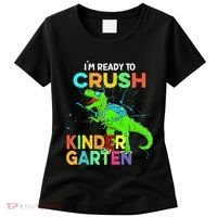I'm Ready To Crush Kindergarten Dinosaur Back To School Women's T-Shirt thumb 0