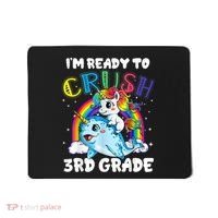 Im Ready To Crush 3rd Grade Back To School Unicorn Kids Mousepad thumb 0