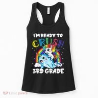Im Ready To Crush 3rd Grade Back To School Unicorn Kids Women's Tank Top thumb 0