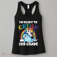 Im Ready To Crush 3rd Grade Back To School Unicorn Kids Women's Tank Top thumb 3
