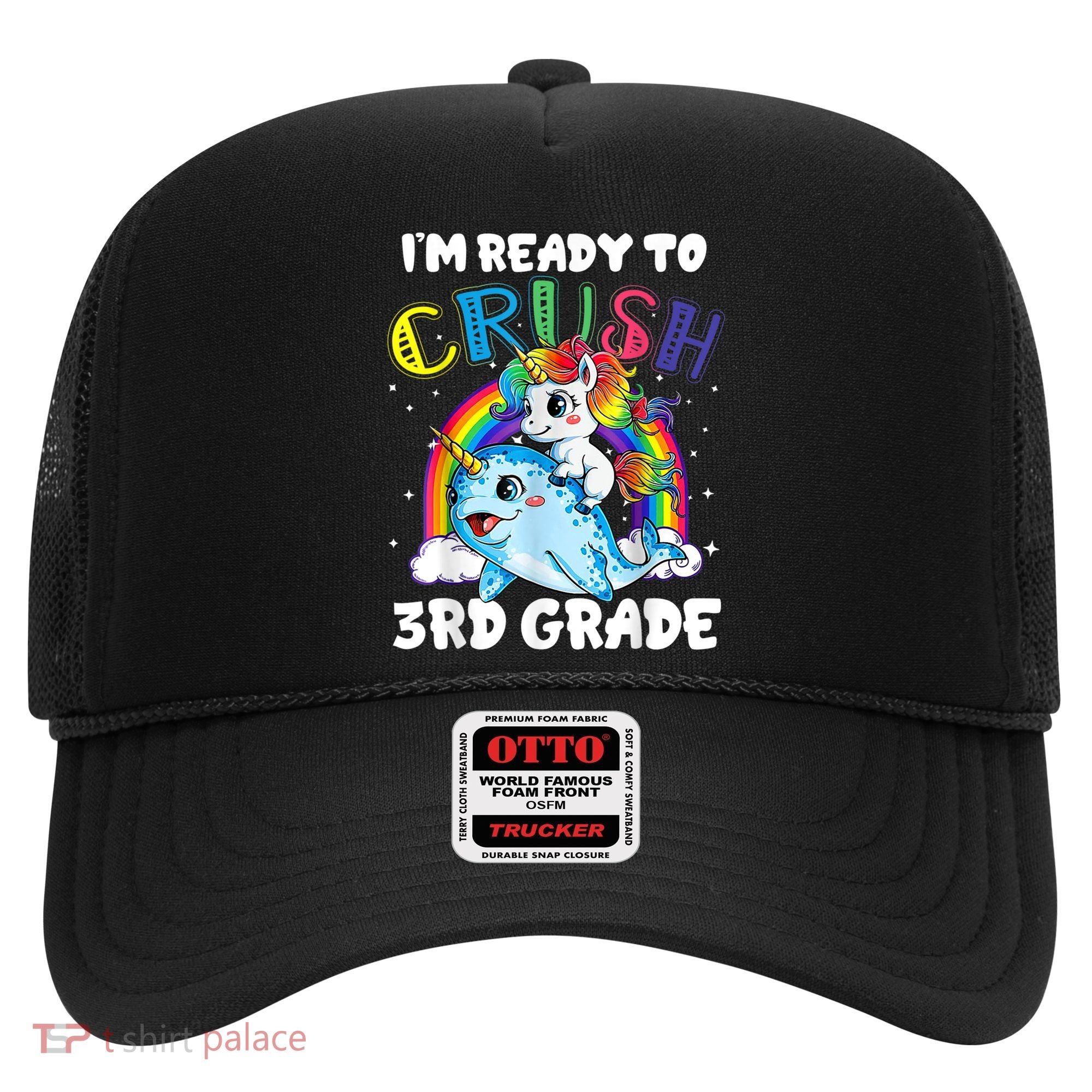 Im Ready To Crush 3rd Grade Back To School Unicorn Kids Hat