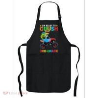 Im Ready To Crush 3rd Grade Monster Truck Dinosaur Apron thumb 0