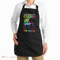 Im Ready To Crush 3rd Grade Monster Truck Dinosaur Apron thumb 2