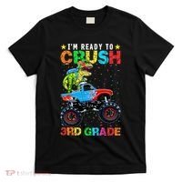 Im Ready To Crush 3rd Grade Monster Truck Dinosaur T-Shirt thumb 0