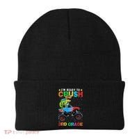 Im Ready To Crush 3rd Grade Monster Truck Dinosaur Beanie thumb 0
