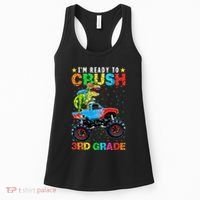 Im Ready To Crush 3rd Grade Monster Truck Dinosaur Women's Tank Top thumb 0