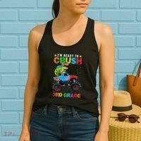 Im Ready To Crush 3rd Grade Monster Truck Dinosaur Women's Tank Top thumb 2