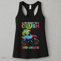 Im Ready To Crush 3rd Grade Monster Truck Dinosaur Women's Tank Top thumb 3