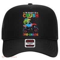 Im Ready To Crush 3rd Grade Monster Truck Dinosaur Hat thumb 0