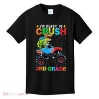 Im Ready To Crush 3rd Grade Monster Truck Dinosaur Kids T-Shirt thumb 0