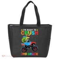 Im Ready To Crush 3rd Grade Monster Truck Dinosaur Tote Bag thumb 0