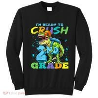 Im Ready To Crush 2nd Grade T Rex Dinosaur Back To School Sweatshirt thumb 0