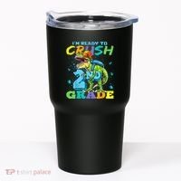 Im Ready To Crush 2nd Grade T Rex Dinosaur Back To School Tumbler thumb 0