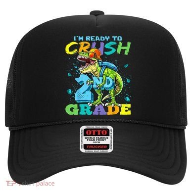 Im Ready To Crush 2nd Grade T Rex Dinosaur Back To School Hat
