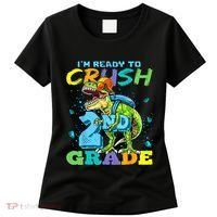 Im Ready To Crush 2nd Grade T Rex Dinosaur Back To School Women's T-Shirt thumb 0