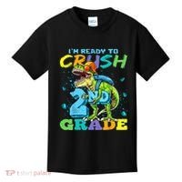 Im Ready To Crush 2nd Grade T Rex Dinosaur Back To School Kids T-Shirt thumb 0