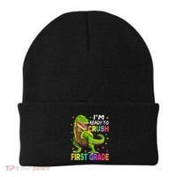 I'm Ready To Crush 1st Grade Dinosaur Back To School Beanie thumb 0