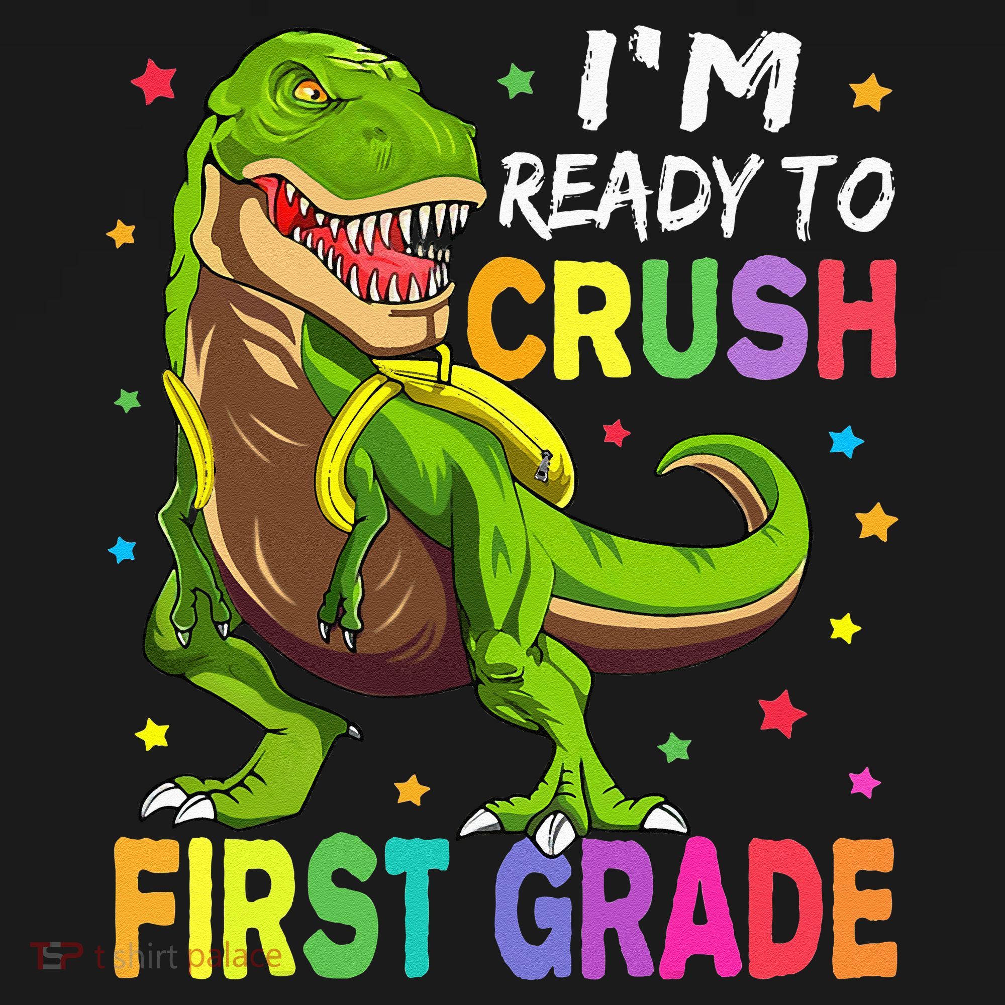 I'm Ready To Crush 1st Grade Dinosaur Back To School Mousepad
