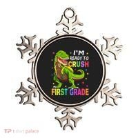 I'm Ready To Crush 1st Grade Dinosaur Back To School Ornament thumb 0