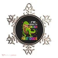 I'm Ready To Crush 1st Grade Dinosaur Back To School Ornament thumb 0