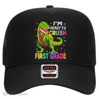 I'm Ready To Crush 1st Grade Dinosaur Back To School Hat thumb 0